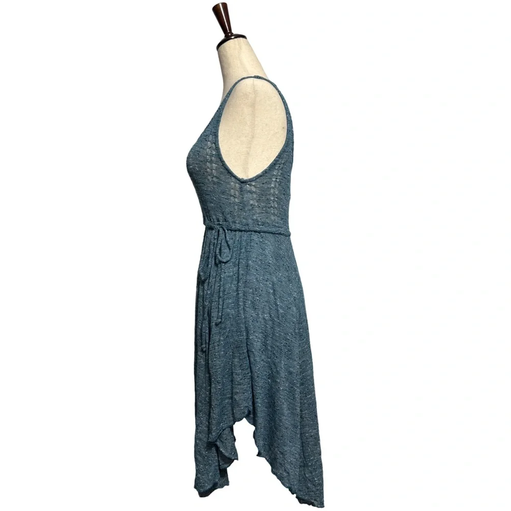 Free People • FP Beach Starry Night Gauzy Asymmetrical Hem Lined Dress XS/S